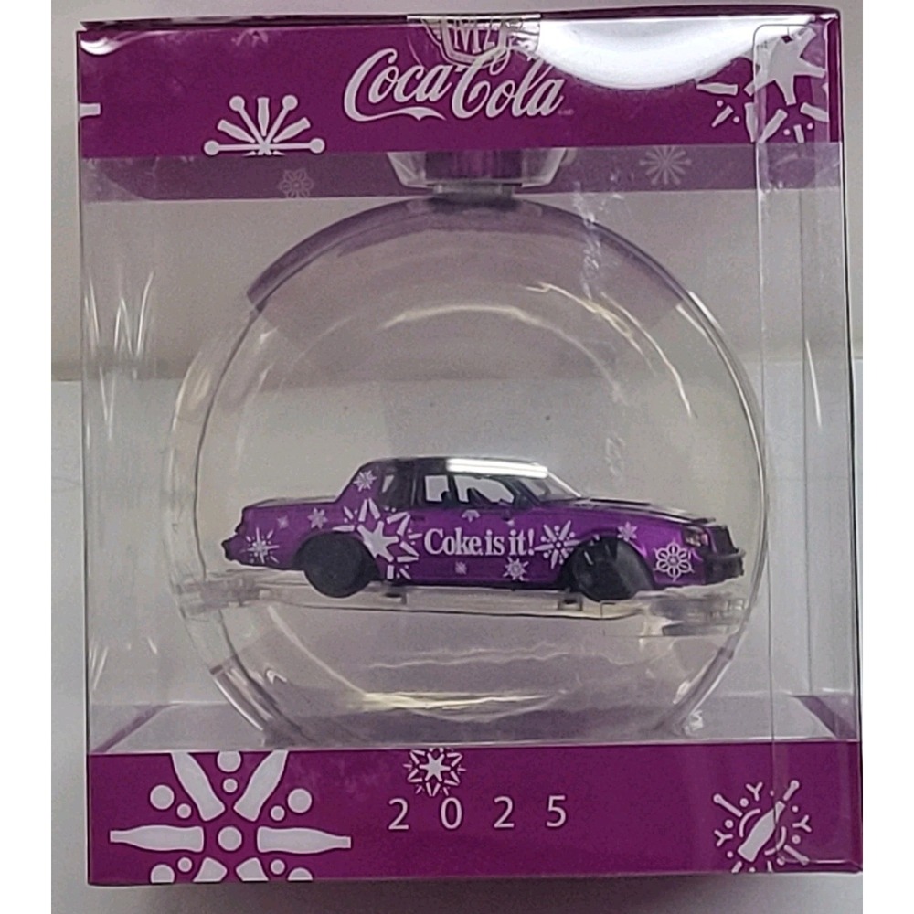 NEW 2025 M2 Machines Christmas Ornament Coca-Cola 1987‎ Buick Grand National